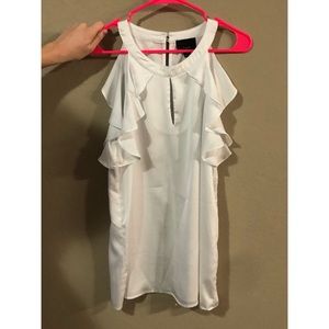 White dress top